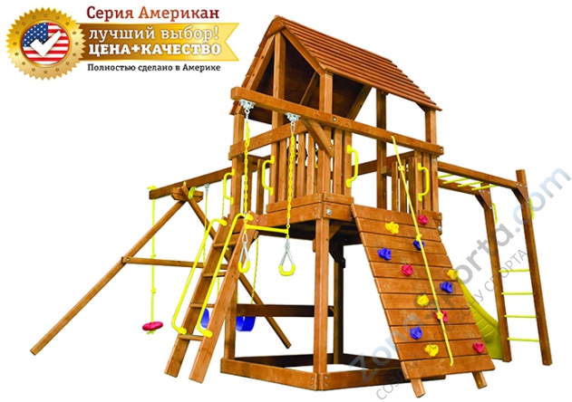 Игровая площадка Rainbow Play Systems Американ Клубхаус III (American Clubhouse Package III WR) Игровая площадка Rainbow Play Systems Американ Клубхаус III (American Clubhouse Package III WR)