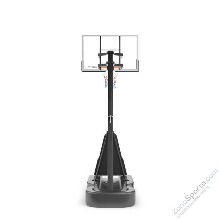 Баскетбольная стойка UNIX Line B-Stand-TG 54x32 R45 H230-305 см BSTS305_54TGBK Баскетбольная стойка UNIX Line B-Stand-TG 54x32 R45 H230-305 см BSTS305_54TGBK