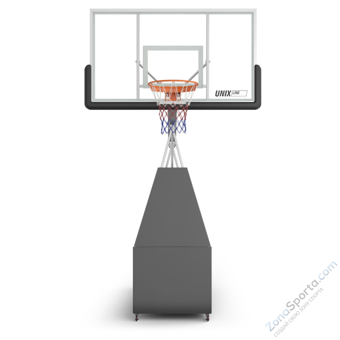 Баскетбольная стойка Unix Line B-Stand-TG PRO 72x42 R45 H120-305 см Баскетбольная стойка Unix Line B-Stand-TG PRO 72x42 R45 H120-305 см