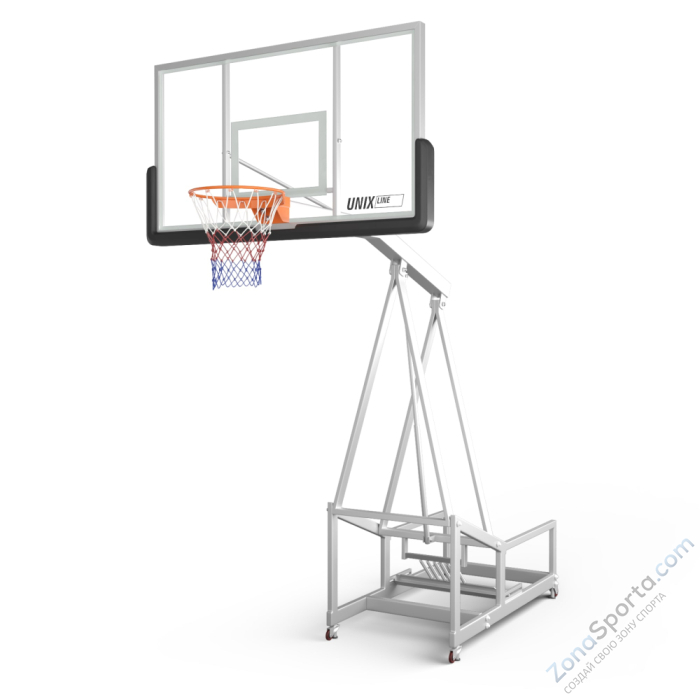 Баскетбольная стойка Unix Line B-Stand-TG PRO 72x42 R45 H120-305 см Баскетбольная стойка Unix Line B-Stand-TG PRO 72x42 R45 H120-305 см