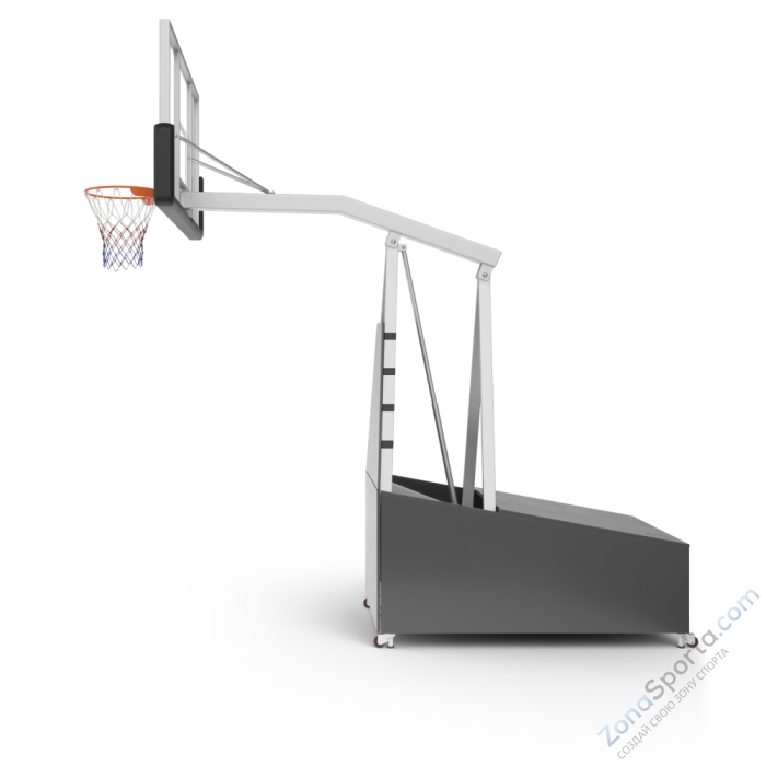 Баскетбольная стойка Unix Line B-Stand-TG PRO 72x42 R45 H120-305 см Баскетбольная стойка Unix Line B-Stand-TG PRO 72x42 R45 H120-305 см