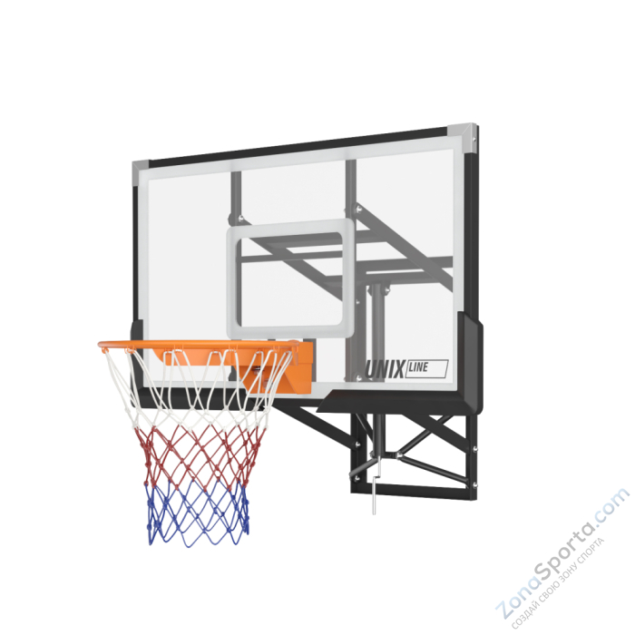 Баскетбольный щит регулируемый UNIX Line B-Backboard-PC 50x32 R45 BSBS50APCBK Баскетбольный щит регулируемый UNIX Line B-Backboard-PC 50x32 R45 BSBS50APCBK