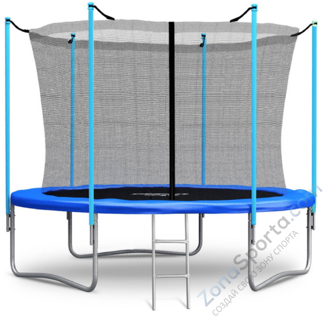 Батут Atlas Sport 312 см (внутренняя сетка и лестница) Blue Батут Atlas Sport 312 см (внутренняя сетка и лестница) Blue
