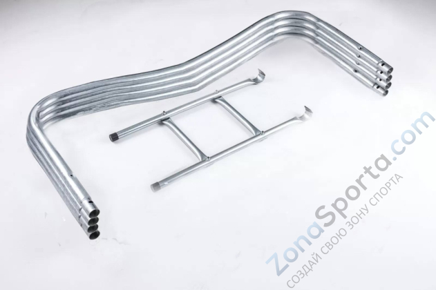 Батут Atlas Sport 374 см (12 ft) с внутренней сеткой и лестницей Green Батут Atlas Sport 374 см (12 ft) с внутренней сеткой и лестницей Green