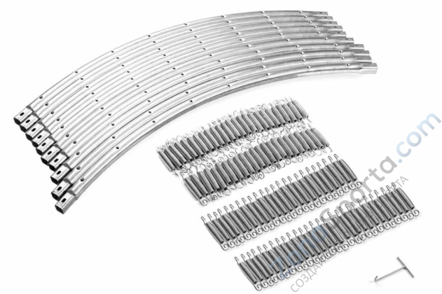 Батут Atlas Sport 374 см (12 ft) с внутренней сеткой и лестницей Green Батут Atlas Sport 374 см (12 ft) с внутренней сеткой и лестницей Green