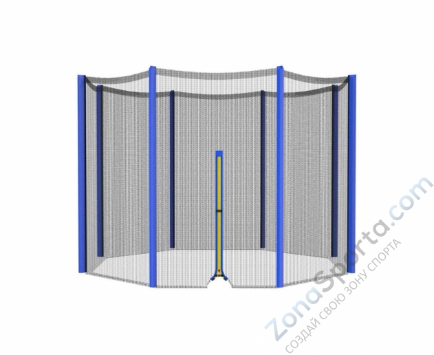 Батут DFC Trampoline Fitness с сеткой 12ft-TR-B Батут DFC Trampoline Fitness с сеткой 12ft-TR-B