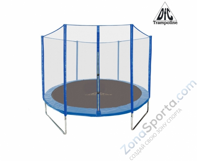 Батут DFC Trampoline Fitness с сеткой 12ft-TR-B Батут DFC Trampoline Fitness с сеткой 12ft-TR-B