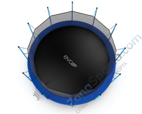 Батут Evo Jump Internal 16ft (Blue) с нижней сетью Батут Evo Jump Internal 16ft (Blue) с нижней сетью