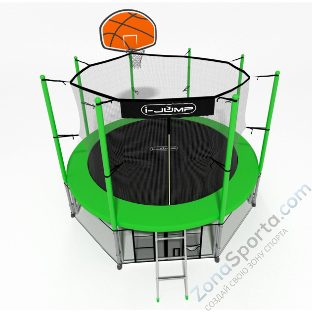 Батут i-Jump Basket 10ft green Батут i-Jump Basket 10ft green