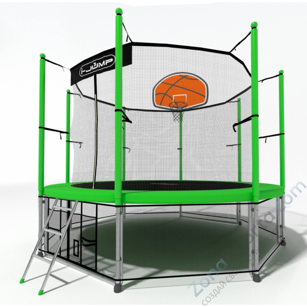 Батут i-Jump Basket 10ft green Батут i-Jump Basket 10ft green