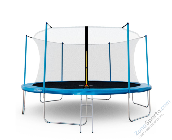 Батут каркасный с сеткой DFC Kondition 15 ft с лестницей Батут каркасный с сеткой DFC Kondition 15 ft с лестницей