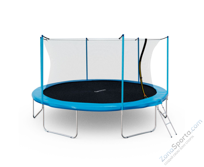 Батут каркасный с сеткой DFC Kondition 15 ft с лестницей Батут каркасный с сеткой DFC Kondition 15 ft с лестницей