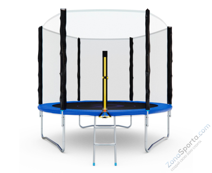 Батут с сеткой DFC Pelpo 8ft с лестницей, Blue Батут с сеткой DFC Pelpo 8ft с лестницей, Blue