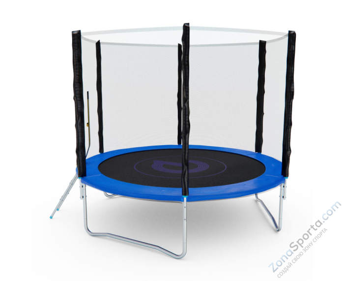 Батут с сеткой DFC Pelpo 8ft с лестницей, Blue Батут с сеткой DFC Pelpo 8ft с лестницей, Blue