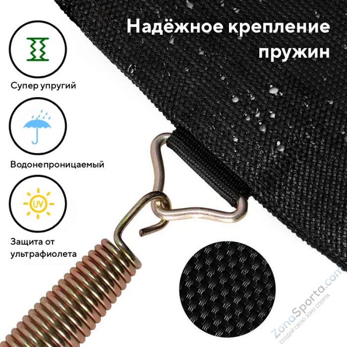 Батут с защитной сеткой Perfetto Sport Premium Strong 12 диаметр 3,7 м зелёный Батут с защитной сеткой Perfetto Sport Premium Strong 12 диаметр 3,7 м зелёный