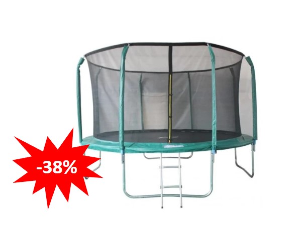 Батут Sport Elite 10FT 3,05м с защитной сеткой (внутрь) с лестницей Exclusive Батут Sport Elite 10FT 3,05м с защитной сеткой (внутрь) с лестницей Exclusive