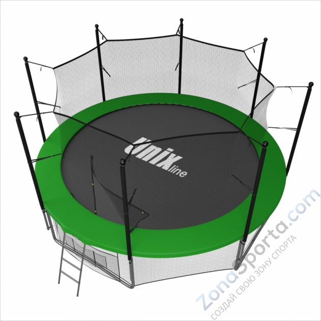 Батут Unix line 14 ft inside (Green)