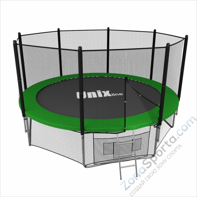 Батут Unix line 14 ft outside (Green) Батут Unix line 14 ft outside (Green)