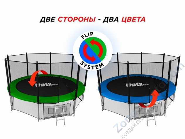 Батут Unix line Classic 14 ft (outside) Батут Unix line Classic 14 ft (outside)
