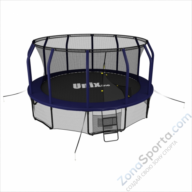 Батут Unix line 16 ft Supreme (Blue) Батут Unix line 16 ft Supreme (Blue)
