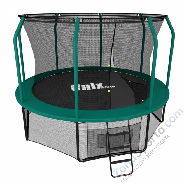 Батут Unix line 8 ft Supreme (Green) Батут Unix line 8 ft Supreme (Green)