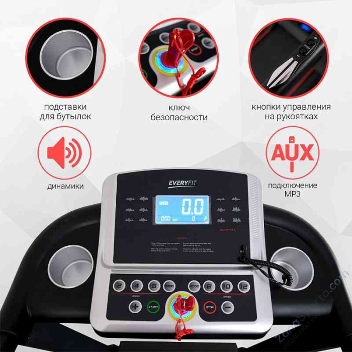 Беговая дорожка Everyfit 74305A Беговая дорожка Everyfit 74305A