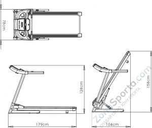 Беговая дорожка Aerofit MaxFit 18