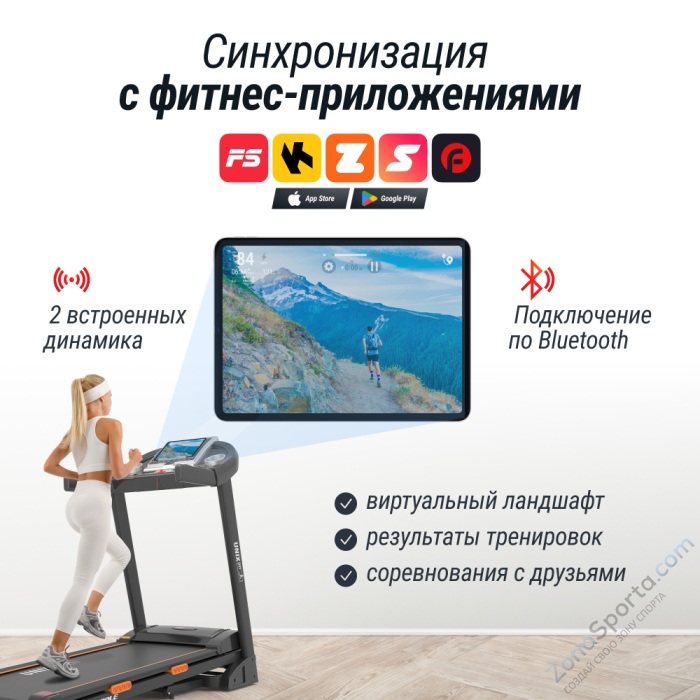 Беговая дорожка Unix Fit ST-580LE Беговая дорожка Unix Fit ST-580LE