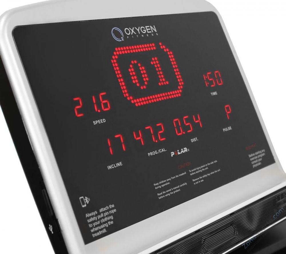 Беговая дорожка Oxygen Fitness New Classic Platinum AC LED Беговая дорожка Oxygen Fitness New Classic Platinum AC LED