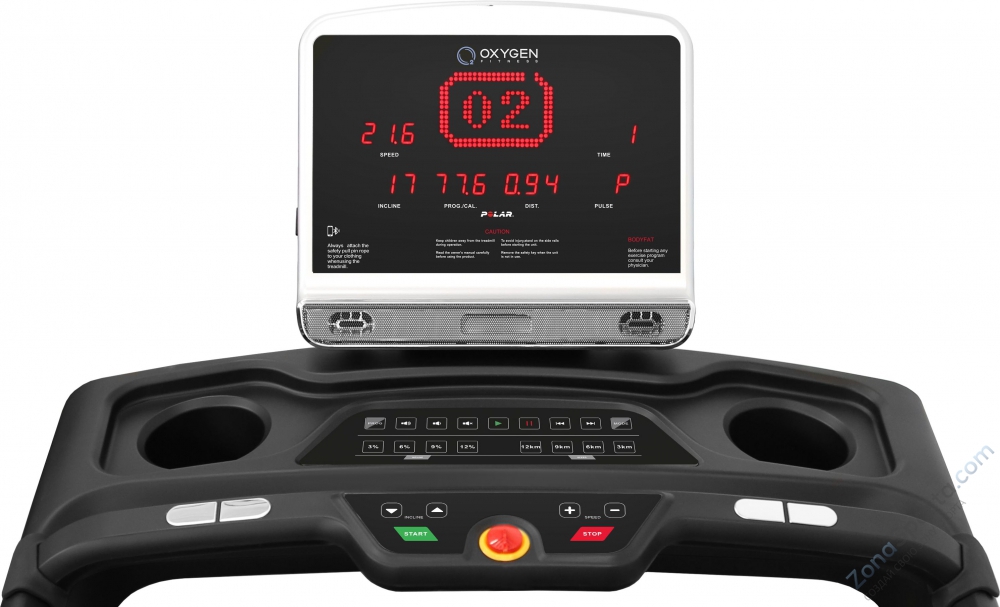Беговая дорожка Oxygen Fitness New Classic Platinum AC LED Беговая дорожка Oxygen Fitness New Classic Platinum AC LED