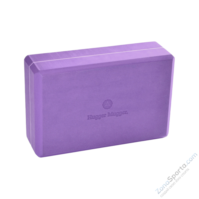 Блок для йоги Hugger Mugger 3 in. Foam Yoga Block фиолетовый Блок для йоги Hugger Mugger 3 in. Foam Yoga Block фиолетовый