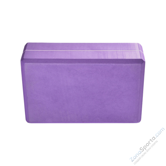 Блок для йоги Hugger Mugger 3 in. Foam Yoga Block фиолетовый Блок для йоги Hugger Mugger 3 in. Foam Yoga Block фиолетовый