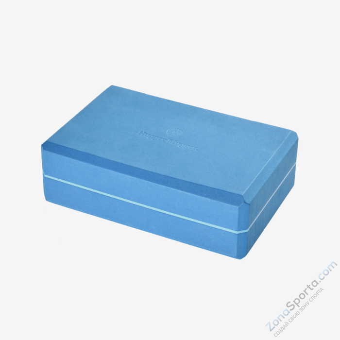 Блок для йоги Hugger Mugger 3 in. Foam Yoga Block голубой Блок для йоги Hugger Mugger 3 in. Foam Yoga Block голубой