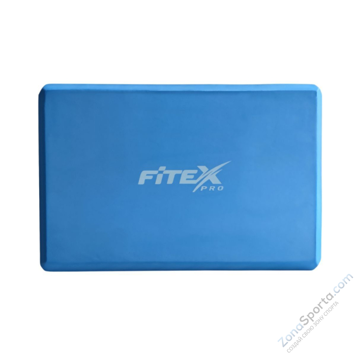 Блок для йоги синий 23х15х7.6 см Fitex FTX-1219 Блок для йоги синий 23х15х7.6 см Fitex FTX-1219