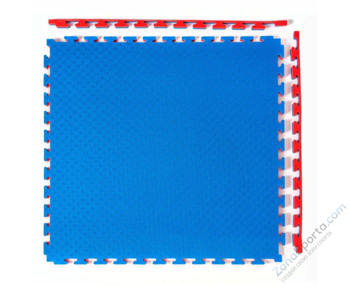 Будо-мат DFC, 100 x 100 см, 20 мм, цвет сине-красный Будо-мат DFC, 100 x 100 см, 20 мм, цвет сине-красный