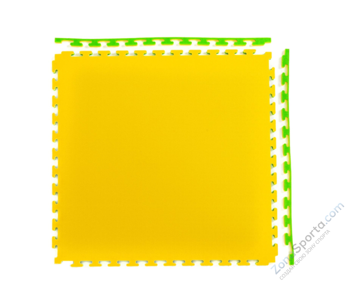 Будо-мат DFC, 100 x 100 см, 20 мм, цвет жёлто-зелёный Будо-мат DFC, 100 x 100 см, 20 мм, цвет жёлто-зелёный