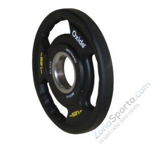 Черный олимпийский полиуретановый диск Oxide OWP02 1.25 кг