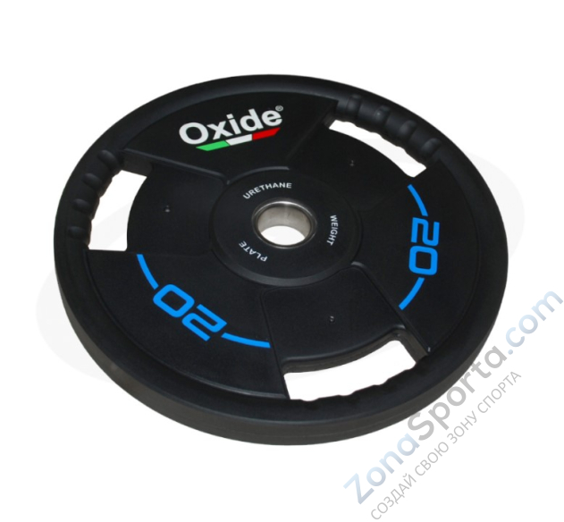 Черный олимпийский полиуретановый диск Oxide OWP02 20 кг Черный олимпийский полиуретановый диск Oxide OWP02 20 кг