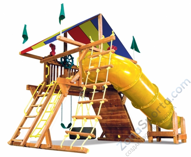 Детская игровая площадка Rainbow Play Systems Саншайн Кастл I СпейсСейвер Тент (Sunshine Castle I Spacesaver with 90 Tube Slide RYB) Детская игровая площадка Rainbow Play Systems Саншайн Кастл I СпейсСейвер Тент (Sunshine Castle I Spacesaver with 90 Tube Slide RYB)