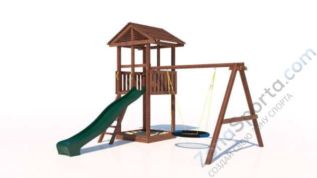 Детская площадка CustWood Family F2 Детская площадка CustWood Family F2