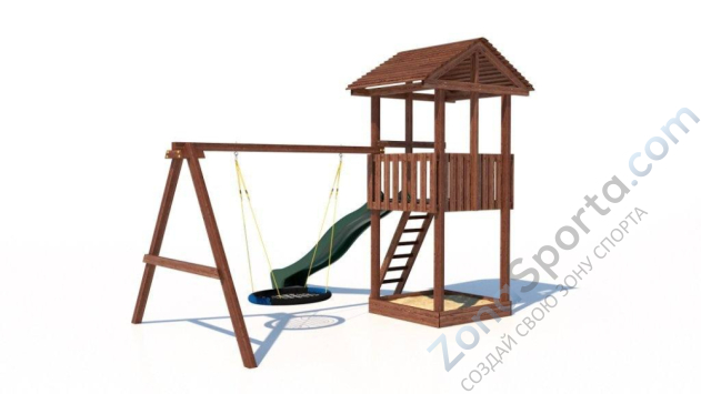 Детская площадка CustWood Family F2 Детская площадка CustWood Family F2