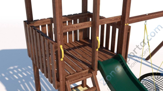 Детская площадка CustWood Family F2 Детская площадка CustWood Family F2