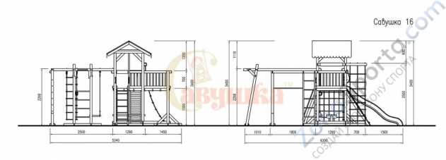 Детская площадка Савушка 4 Сезона 7