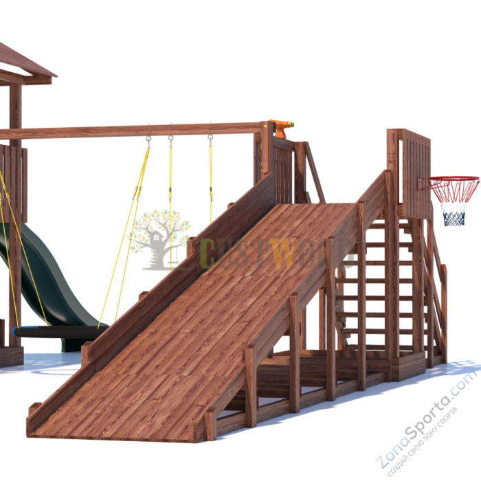 Детская площадка CustWood All-Season 5 (круглый год) Детская площадка CustWood All-Season 5 (круглый год)