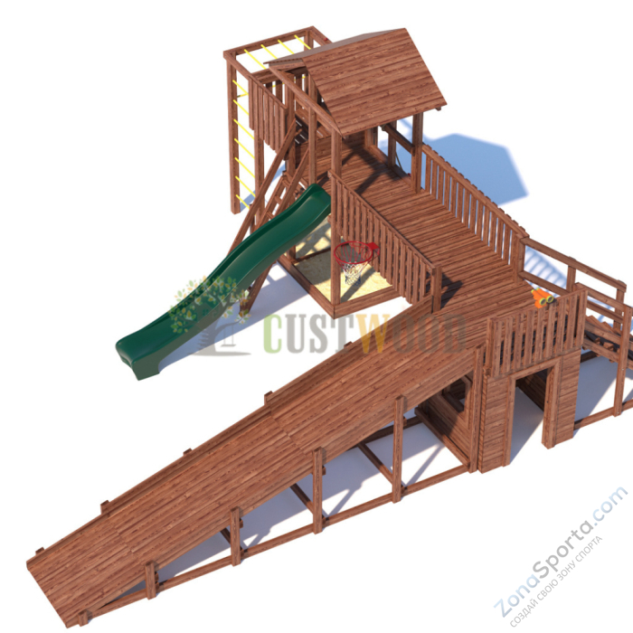 Детская площадка CustWood All-Season 7 (круглый год) Детская площадка CustWood All-Season 7 (круглый год)
