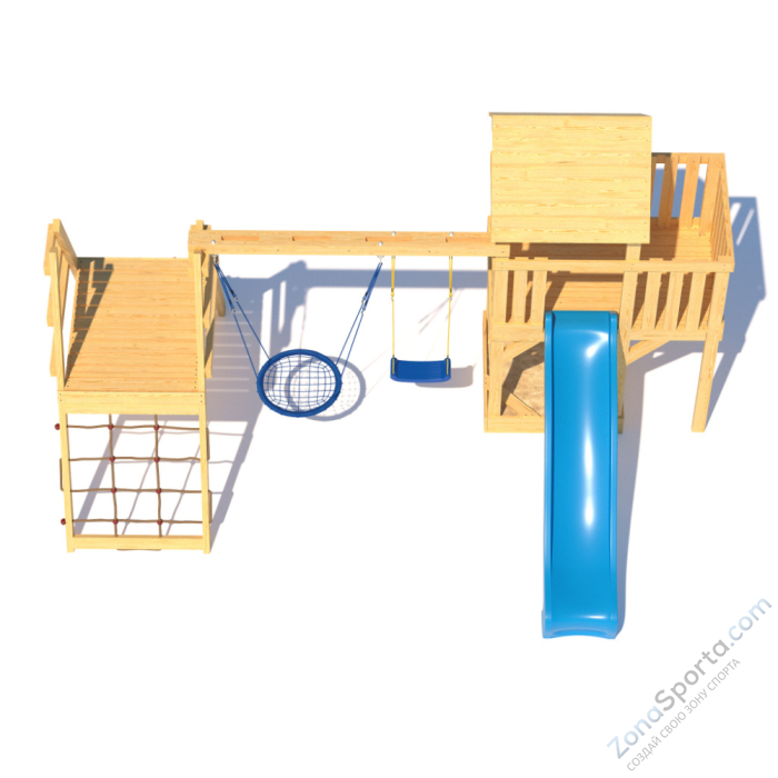 Детская площадка CustWood Scout S8 с деревянной крышей Детская площадка CustWood Scout S8 с деревянной крышей