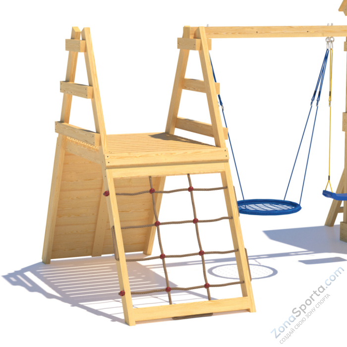 Детская площадка CustWood Scout S8 с деревянной крышей Детская площадка CustWood Scout S8 с деревянной крышей