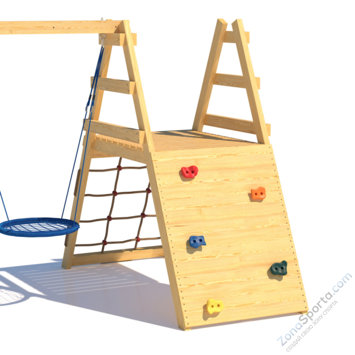 Детская площадка CustWood Scout S8 с деревянной крышей Детская площадка CustWood Scout S8 с деревянной крышей