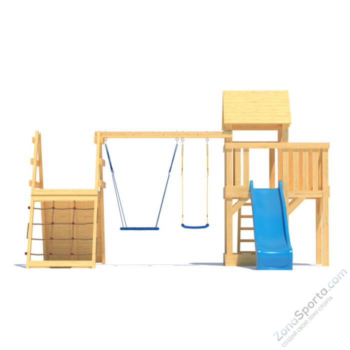 Детская площадка CustWood Scout S8 с деревянной крышей Детская площадка CustWood Scout S8 с деревянной крышей