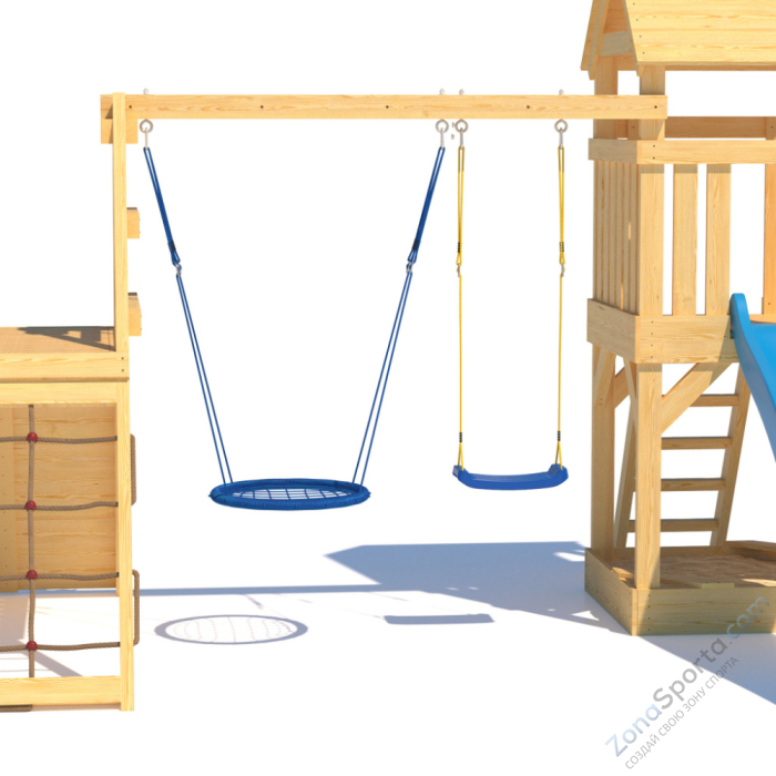 Детская площадка CustWood Scout S8 с деревянной крышей Детская площадка CustWood Scout S8 с деревянной крышей